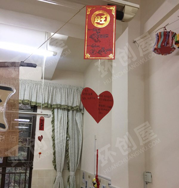 幼儿园新年红包挂饰环创图片