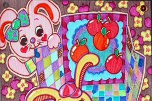 幼儿园油画棒儿童画作品展示环创图片9张