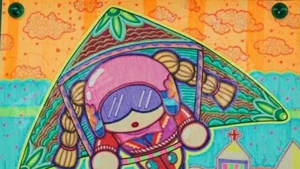 幼儿园油画棒儿童画作品展示环创图片