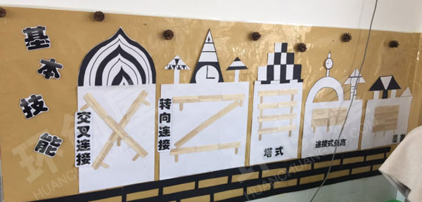 幼儿园建构区墙面基本技能环创图片