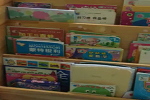 幼儿园阅读区我的小书架环创图片