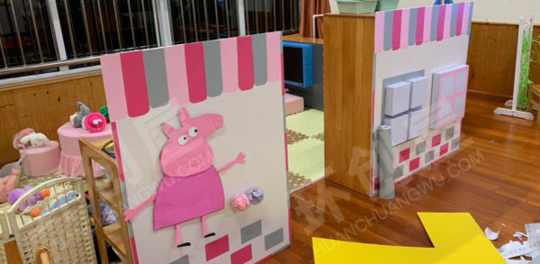 幼儿园益智区丰富多彩立体玩教具环创图片