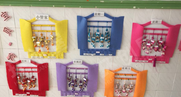 幼儿园墙面布置宝宝的家各种衣服环创图片