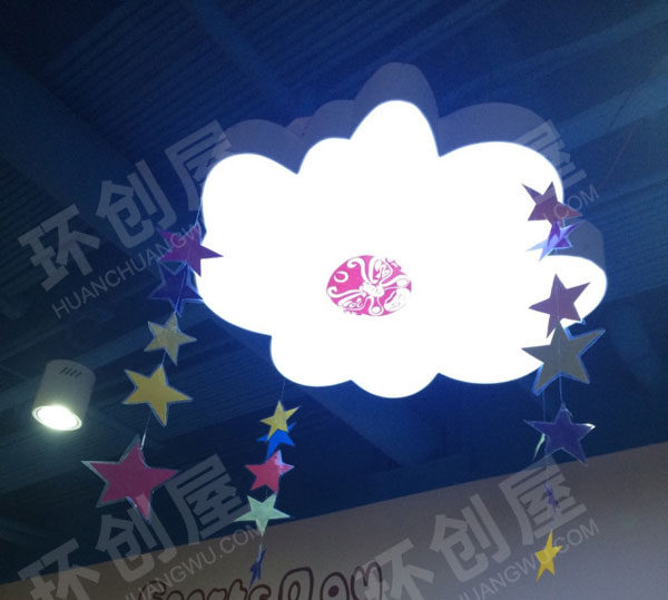 幼儿园花样折纸吊饰环创图片