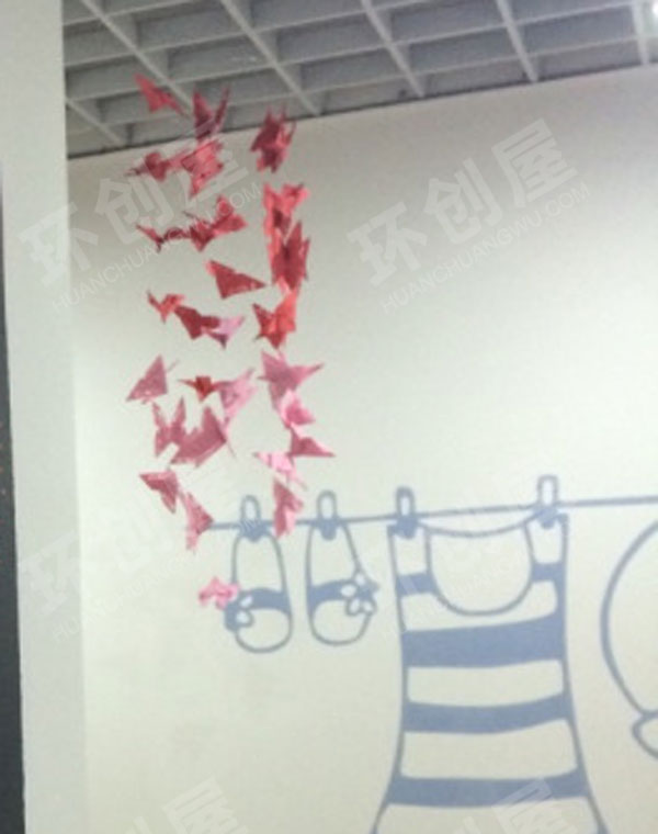 幼儿园花样折纸吊饰环创图片