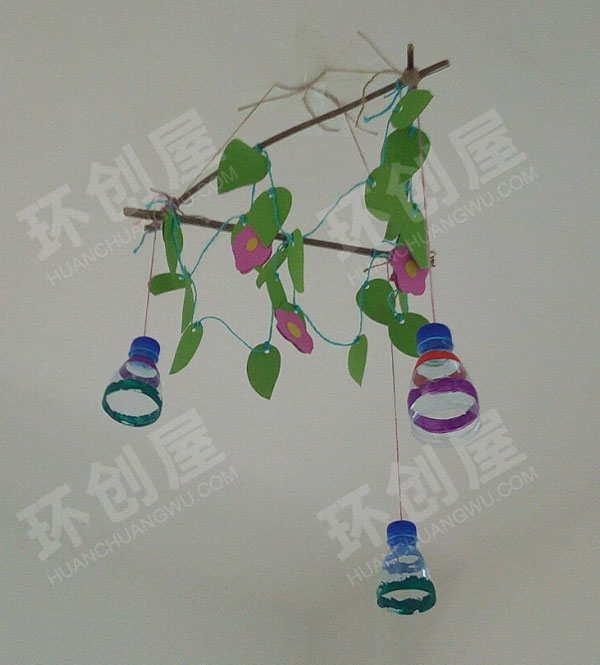 幼儿园美工材料卡纸制作多彩吊挂饰图片