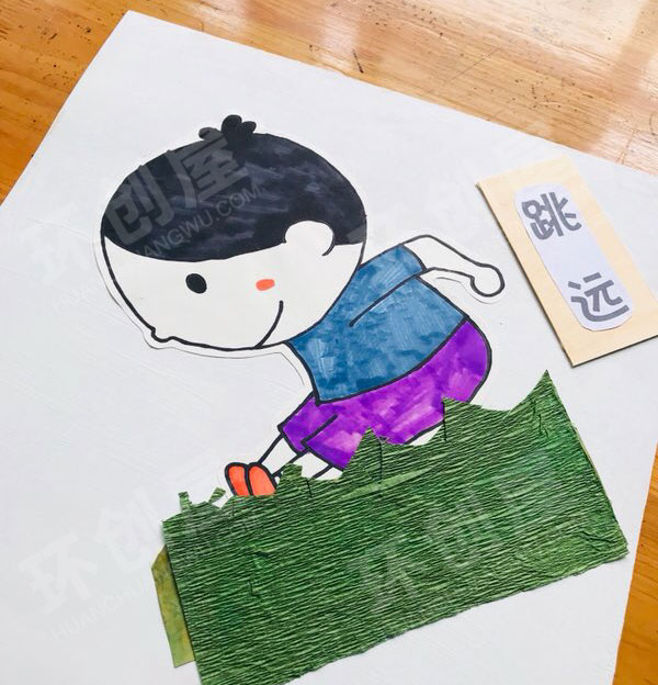 幼儿园走廊墙面环创体育运动项目图片