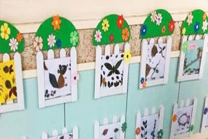 幼儿园走廊楼梯墙面环创创新画作图片6张
