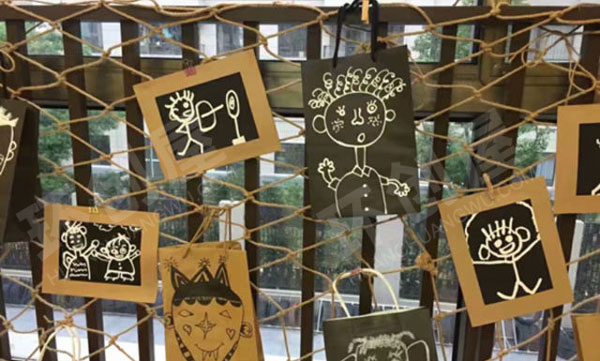 幼儿园美美的作品展示栏环创图片