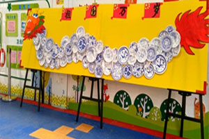 幼儿园户外国庆节中国风中国文化展板海报环创图片3张
