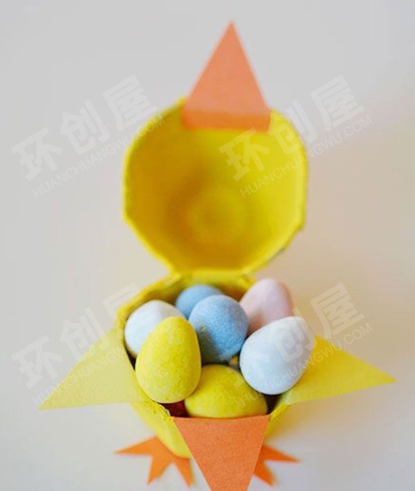 幼儿园美工区DIY手工动物可爱的小鸡图片