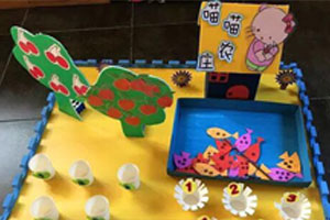 幼儿园科学区喵喵农庄环创图片