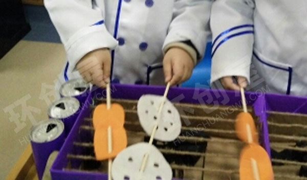 幼儿园角色游戏中华美食屋环创图片