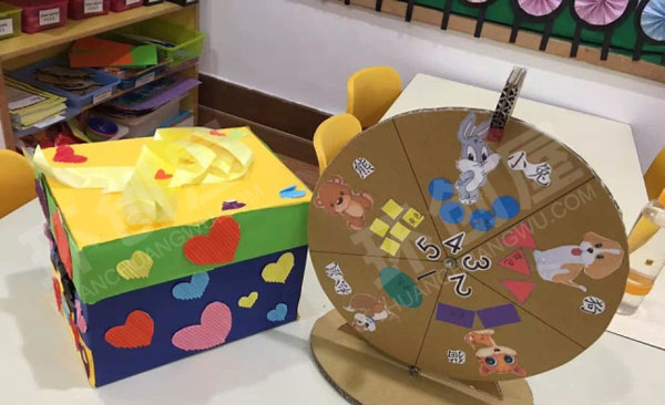 幼儿园益智区玩教具环创图片