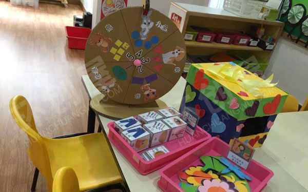 幼儿园益智区玩教具环创图片