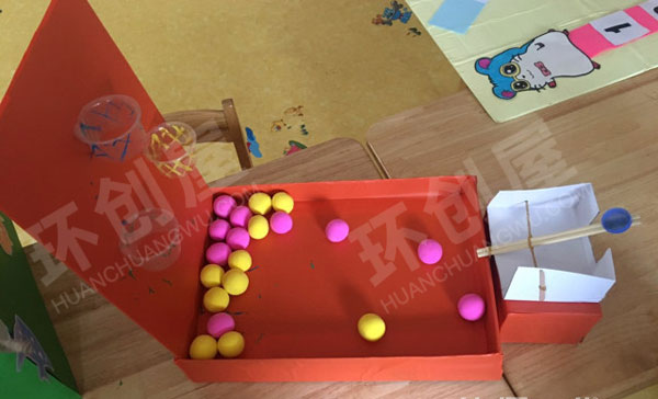 幼儿园益智区废物利用自制超有趣玩教具环创图片