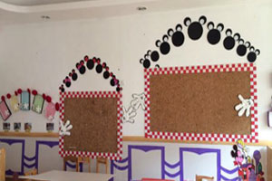 幼儿园主题墙米奇小老鼠风格环创图片