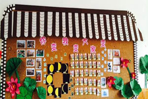 幼儿园主题墙你变我变大家变环创图片2张