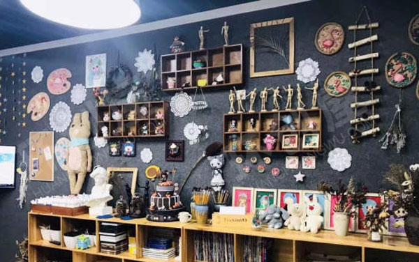 幼儿园走廊环创美术手工立体玩具图片
