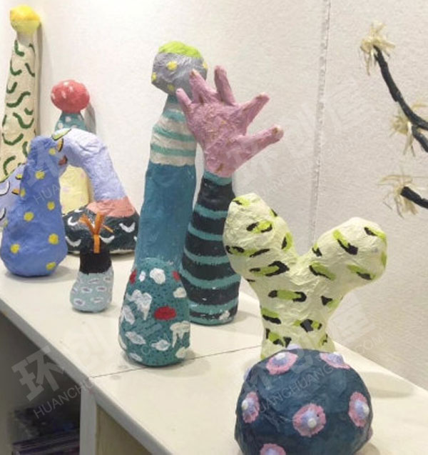 幼儿园走廊环创美术手工立体玩具图片