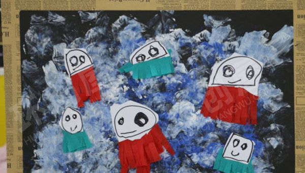 幼儿园各种创意美术作品分享作品展示画图片