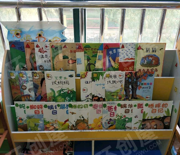 幼儿园阅读区我们的图书角环创图片