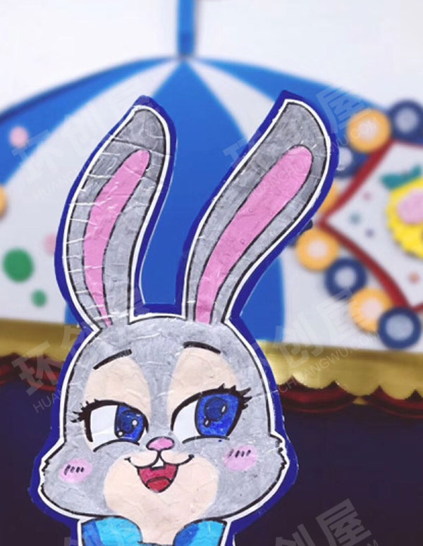 幼儿园角色游戏小猪佩琦主题环创图片