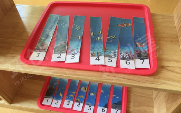 幼儿园益智区数字拼拼乐环创图片