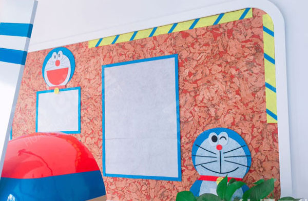 幼儿园主题墙哆啦A梦环创图片
