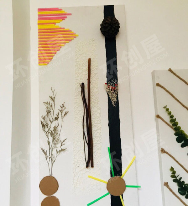 幼儿园走廊墙面森林风小清新环创挂件图片