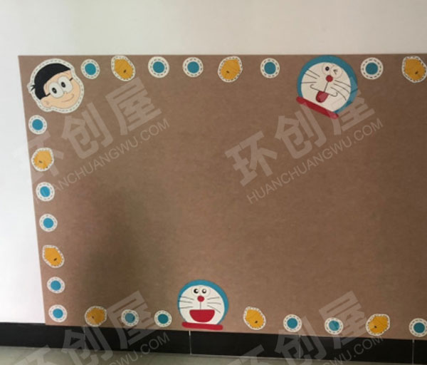 幼儿园作品展边框卡通动物人物环创图片