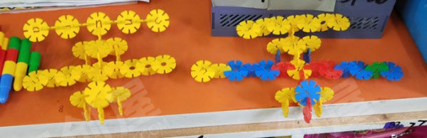 幼儿园建构区各种建构材料搭建环创图片