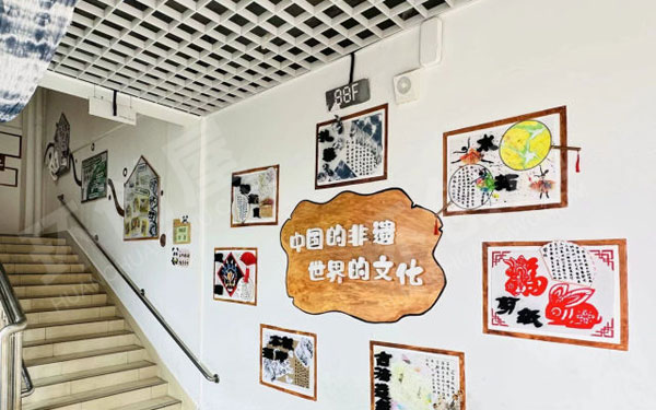 幼儿园非遗文化墙面布置环创图片
